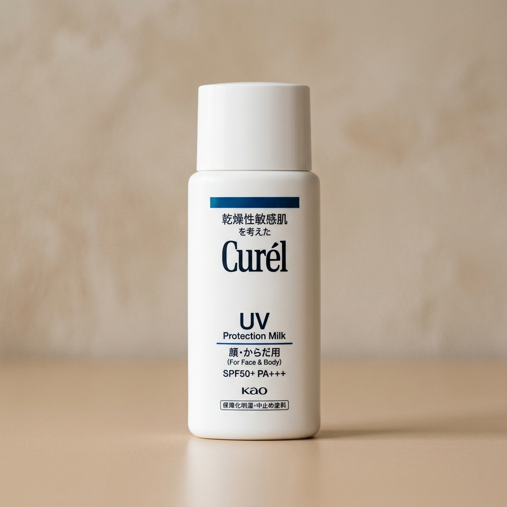 Kao Curel UV Protection Milk bottle