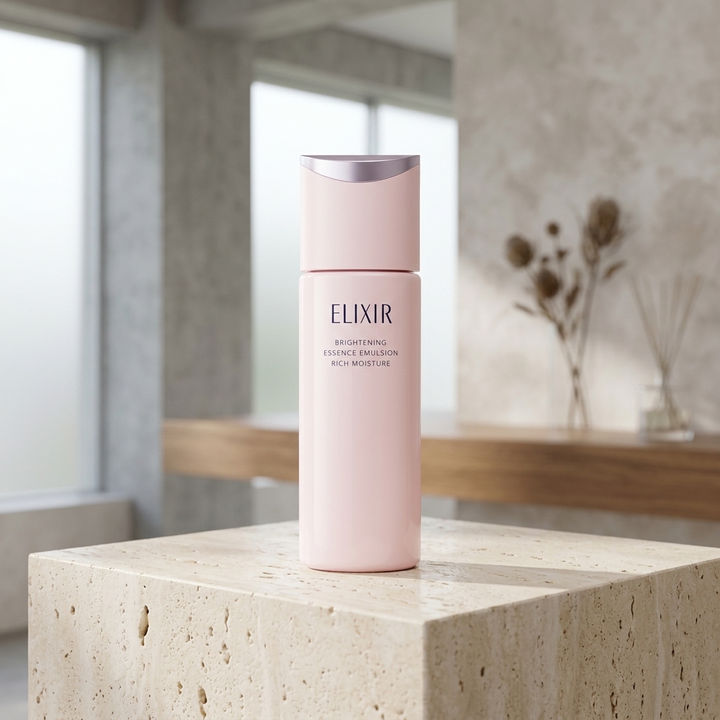 Shiseido ELIXIR Brightening Emulsion bottle